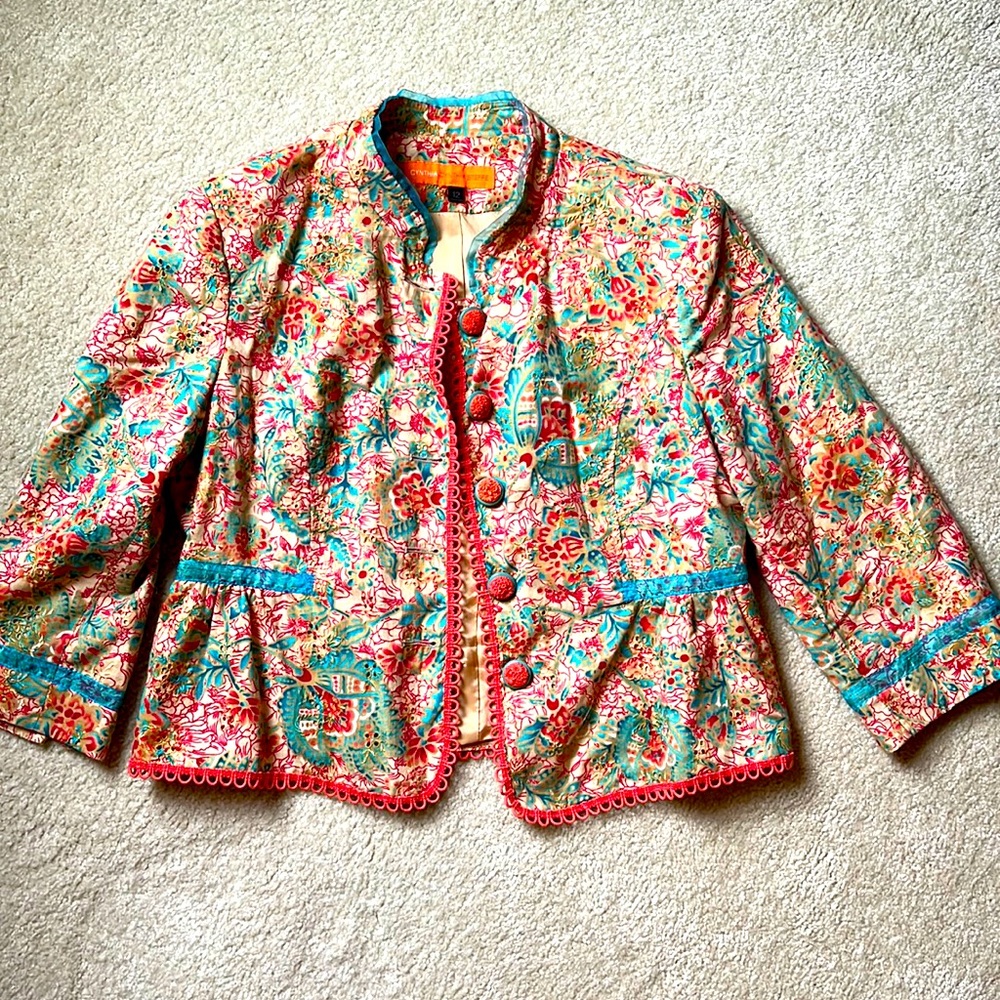 Cynthia Steffe Peplum Blazer size 12